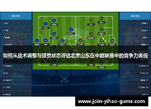 如何从战术调整与球员状态评估北京山东在中超联赛中的竞争力表现
